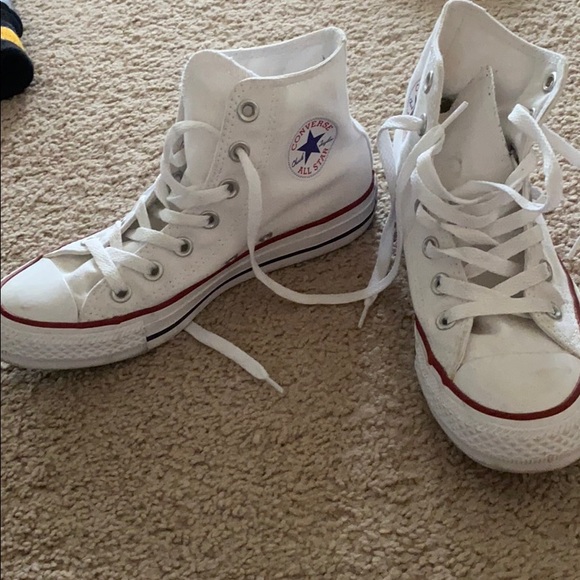 White high top converse - Picture 2 of 4